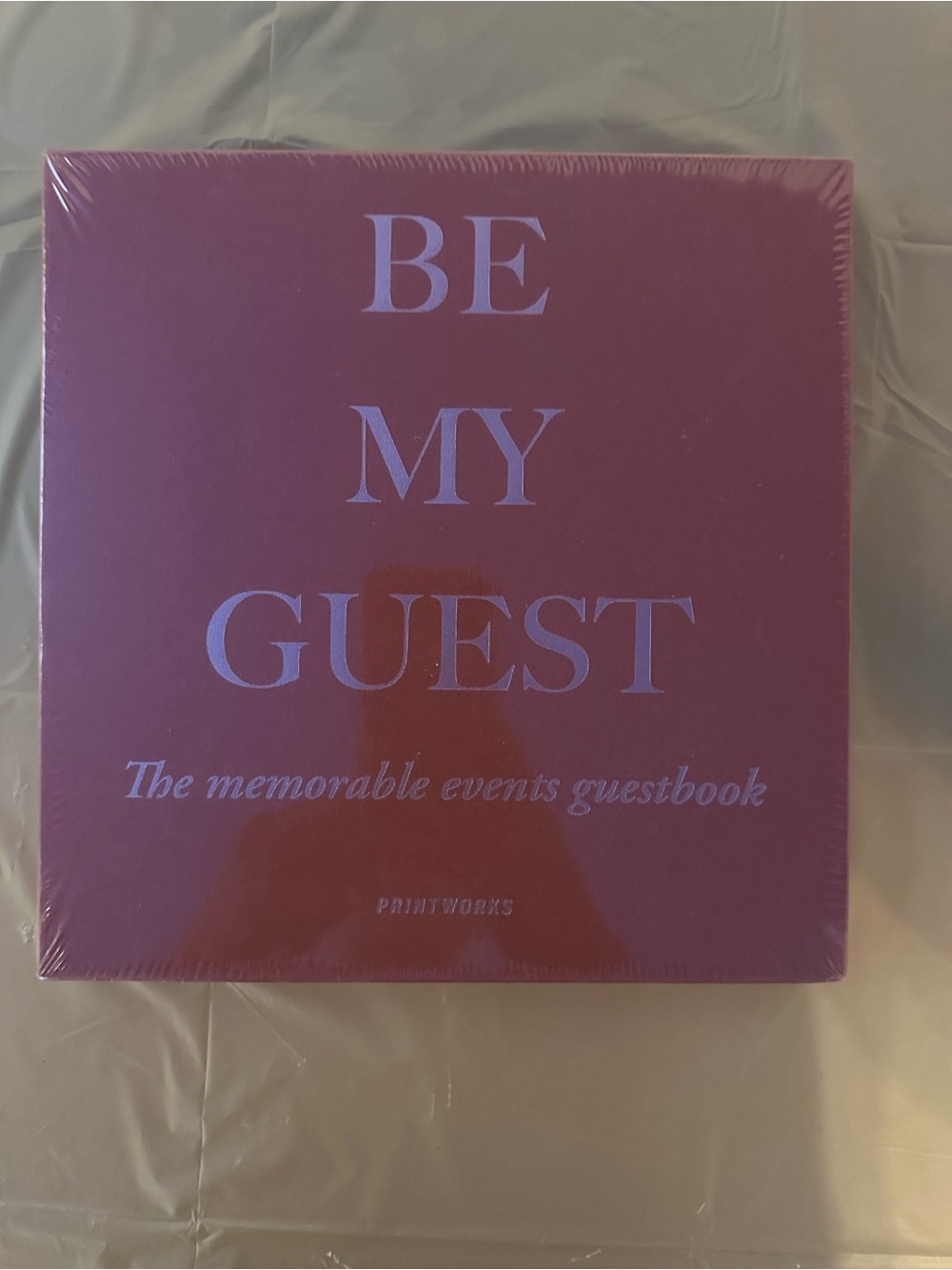 'Be My Guest' Purple Event Guestbook